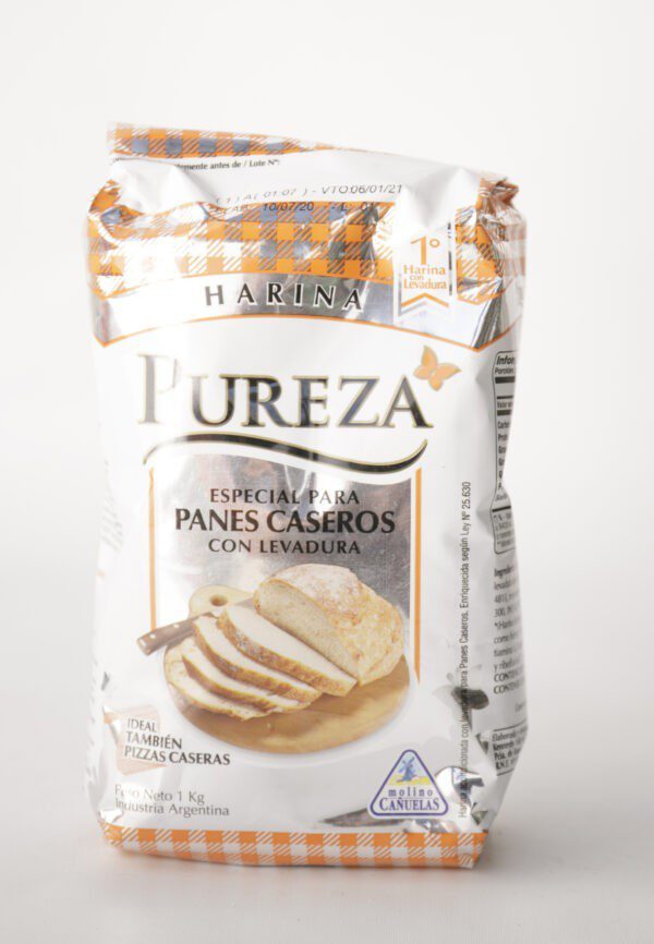 Harina Pureza Para Panes Caseros Con Levadura X 1Kg.