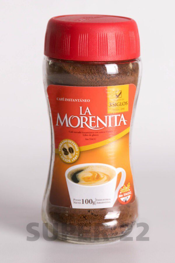 Café La Morenita Instantáneo Frasco X 100 Gr.