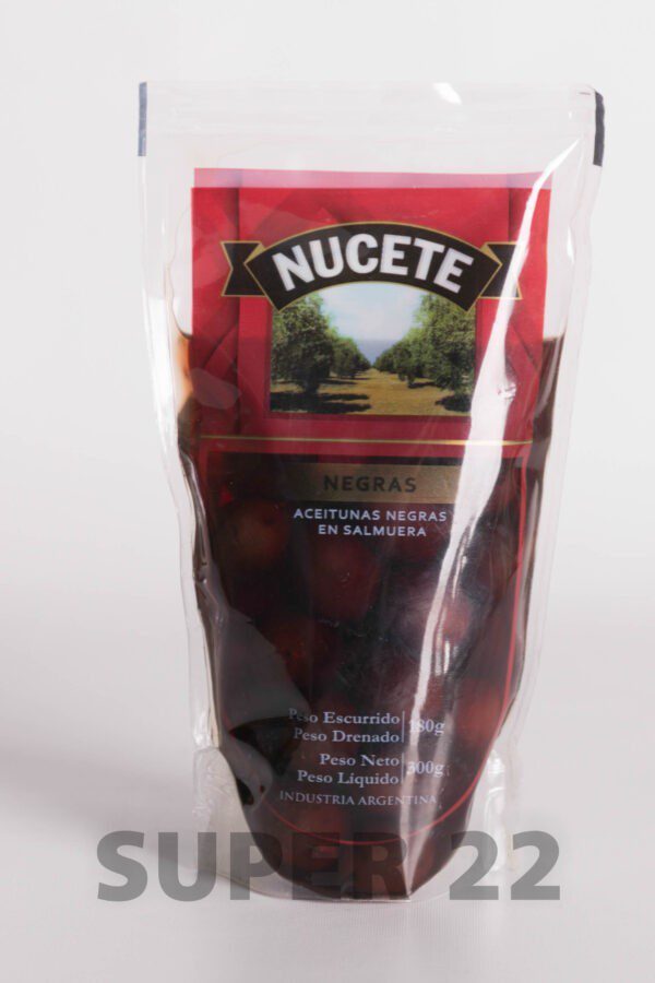 Aceitunas Negras Nucete Doy Pack 300 Gr