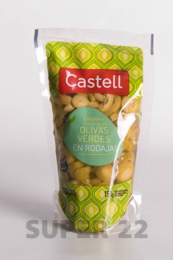 Aceitunas Castell Verdes En Rodajas x150Gr