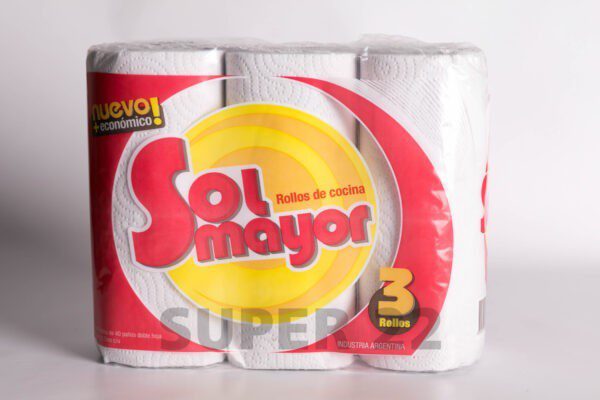 Rollos De Cocina Sol Mayor X 3