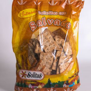 Galletitas Solitas Intensas Salvado X 500 Gr