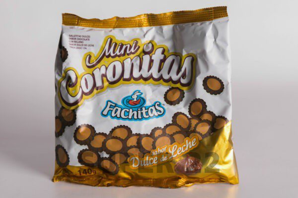 Galletitas Mini Coronitas Sabor Dulce De Leche Fachitas X 140 Gr