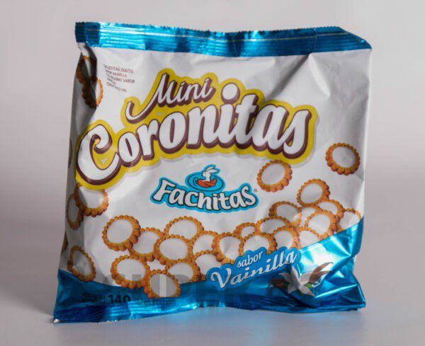 Galletitas Mini Coronitas Sabor Vainilla X 140 Gr