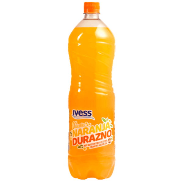 Agua Saborizada Ivess Naranja-Durazno X 1.5Lt