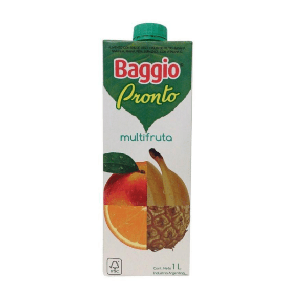 Jugo Baggio Sabor Multifruta X 1Lt