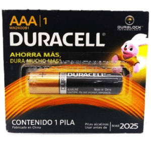 Pila Duracell X 1 AAA