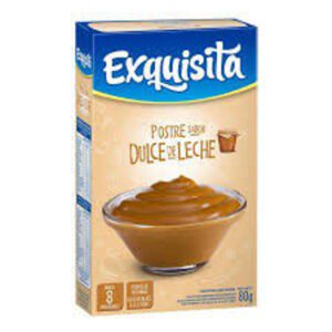Postre Exquisita Sabor Dulce De Leche X 80 G