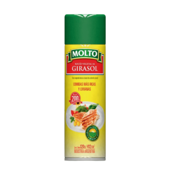 Aceite Molto Rocío Vegetal De Girasol En Aerosol X 120 G
