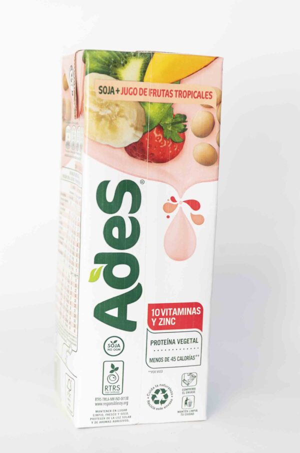 Ades Soja Frutos Tropicales X 1L