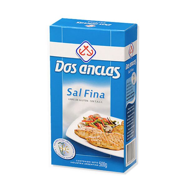Sal Fina Dos Anclas Caja X 500 Gr