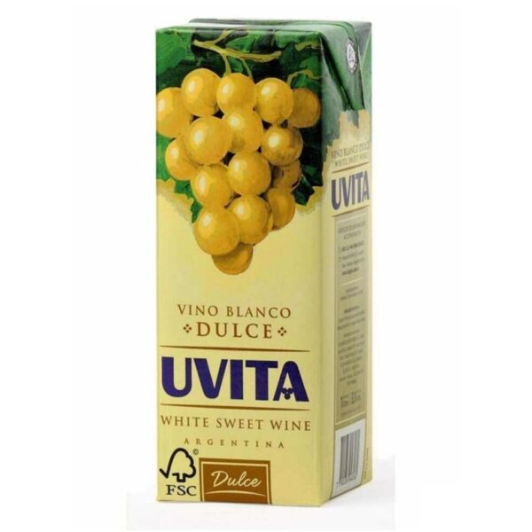 Vino Uvita Blanco Dulce Tetra X1Lt