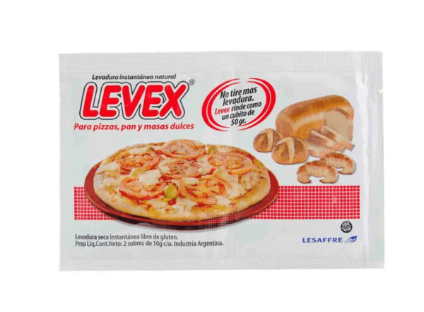 Levadura En Polvo Levex X 2 Sobres X 10 Gr c/u