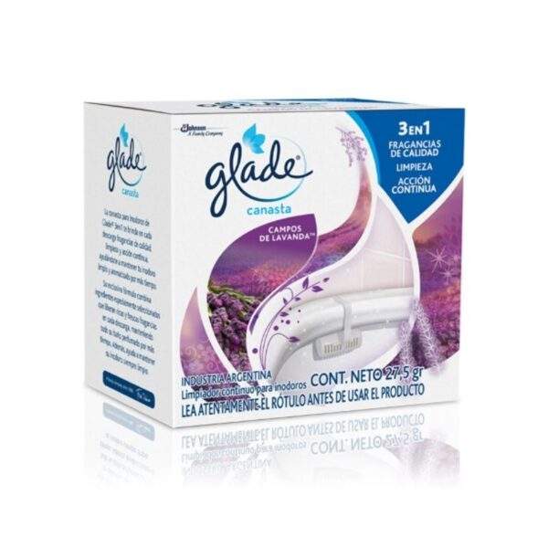 Canasta Glade Campos De Lavanda 3 En 1 X 27.5 G