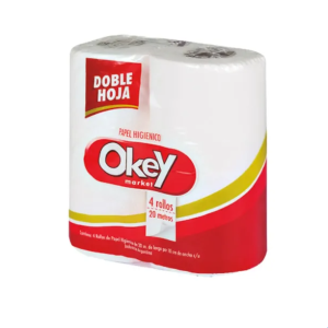 Papel Higienico Okey Doble Hoja 4X30