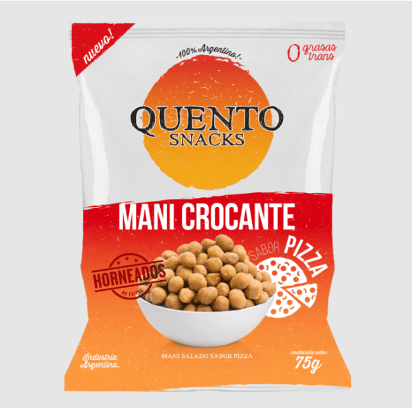 Mani Crocante Sabor Pizza Quento X  75 Gr