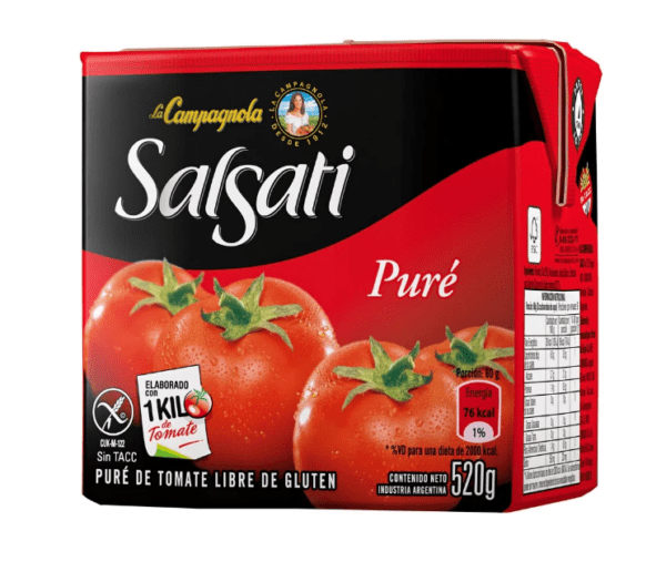 Pure De Tomate Salsati La Campagnola Tetra X520Gr.