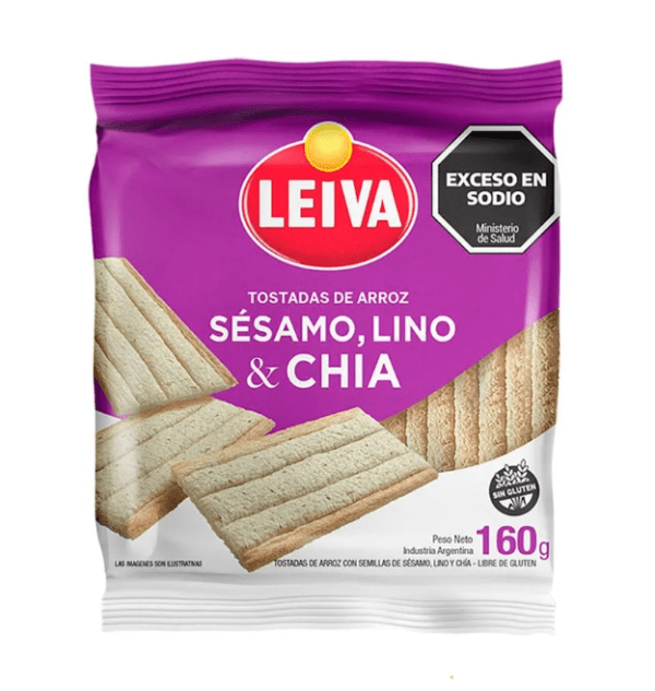 Tostadas Leiva Sesamo Y Chia