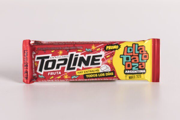 Chicle Topline Fruta X6.7Grs