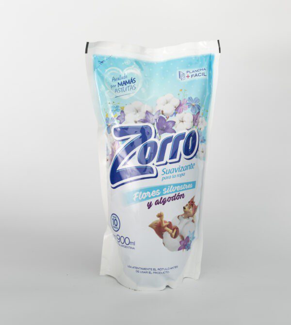 Suavizante Zorro Flores Y Algodon X900Ml