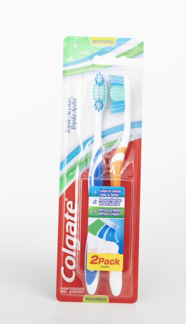 Colgate Cepillo X 2 Triple Accion