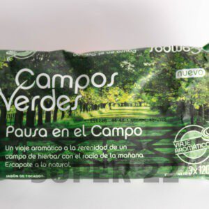 Jabón De Tocador Campos Verdes Pausa En El Campo 3 X 120 Gr
