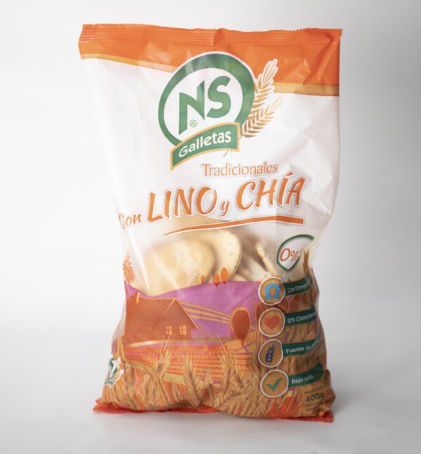 Galletas Tradicionales NS Con Lino Y Chía X 400 G