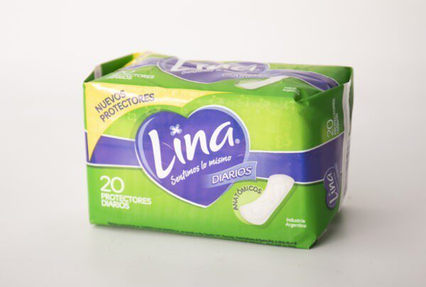 Protectores Femeninos Diarios Lina Anatomicos X20U