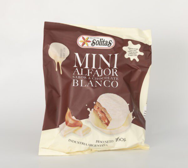 Mini Alfajorcitos Blancos X 160 G