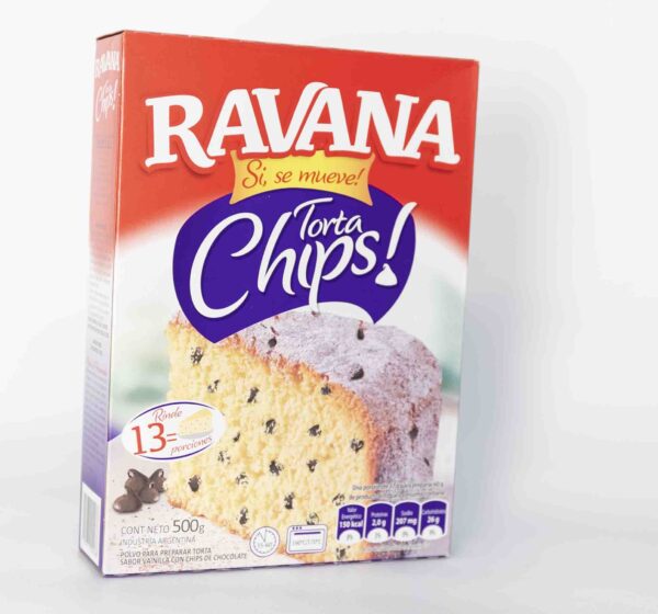 Bizcochuelo Ravana Chips X500G
