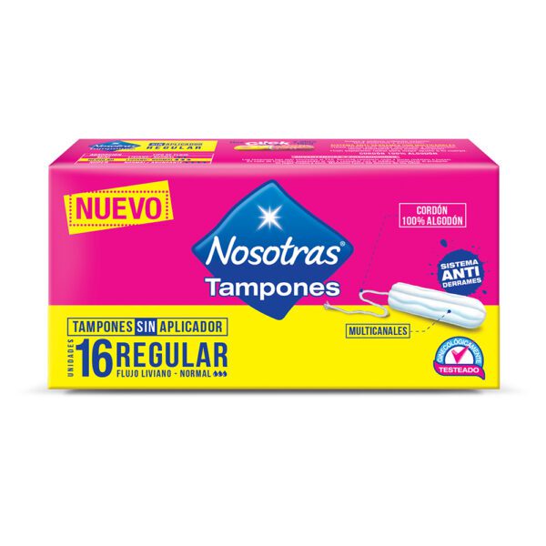 Tampones Nosotras Regular X 16 u.