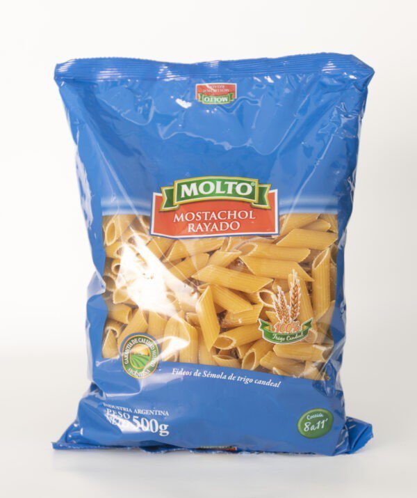 Fideos Molto Mostachol Rayado X500G