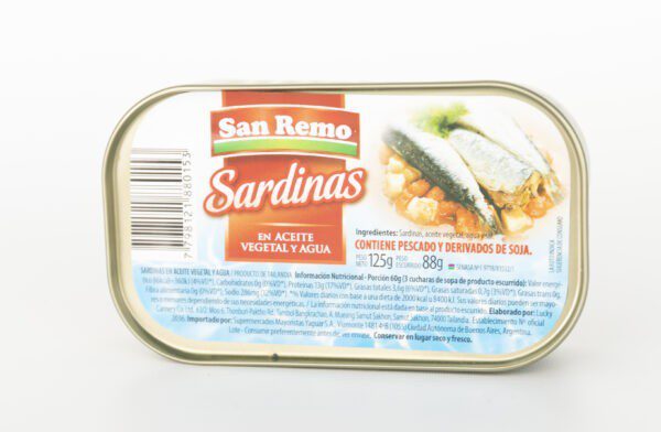 Sardinas San Remo X125G