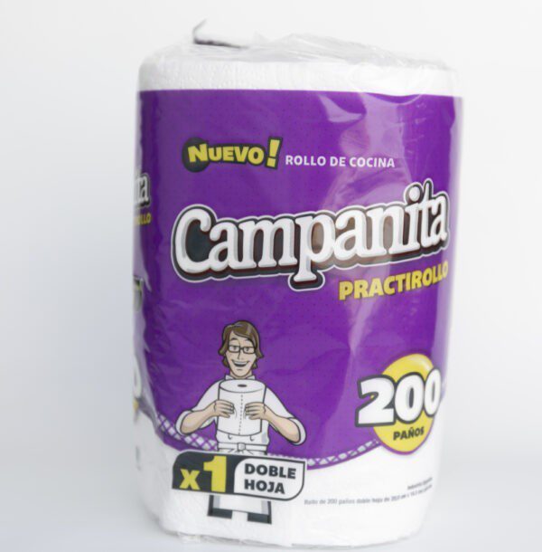 Rollo De Cocina Campanita X200 Paños