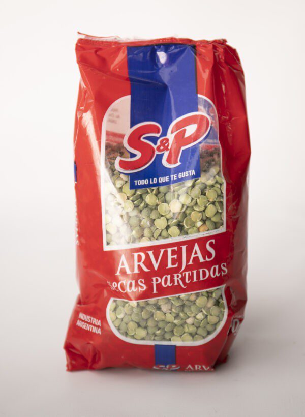 Arvejas S&P Secas Partidas X 400 Gr