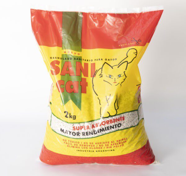 Granulado Sanitario Para Gatos 2Kg