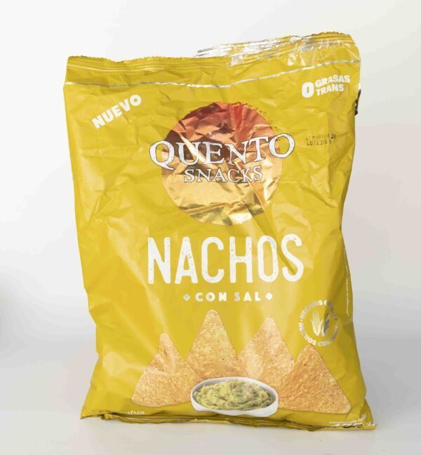 Nachos Con Sal Quento X 475 Gr