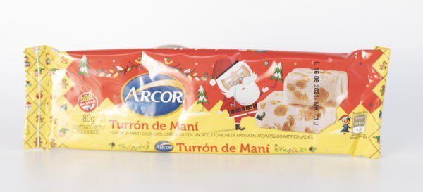 Turron De Mani Arcor X 80 G.
