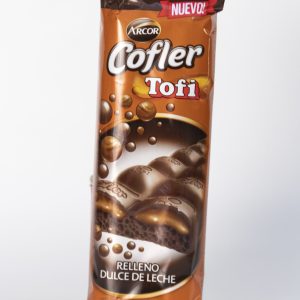 Chocolate Cofler Tofi Relleno Dulce De Leche X 70 G