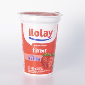 Yogur Entero Firme Ilolay Frutilla X190Grs