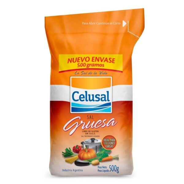 Sal Gruesa Celusal Paquete X500G