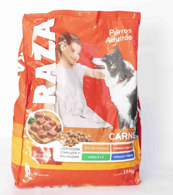 Alimento Raza Para Perros Adultos Sabor Carne 1.5 Kg