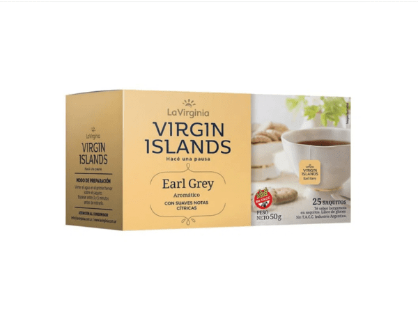 Te En Sobres La Virginia Virgin Islands Earl Grey X25 Saq.