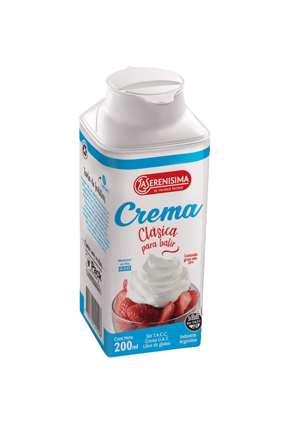 Crema De Leche La Serenísima X 200 Ml Sin Tacc