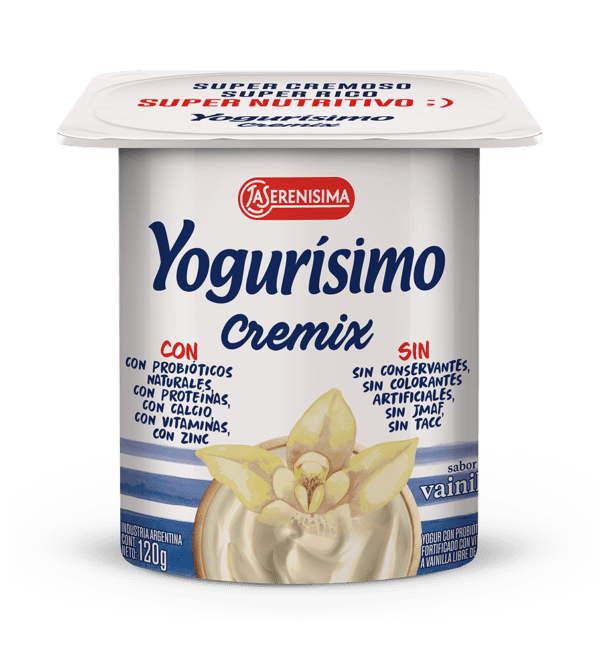 Yogur Yogurisimo La Serenisima Cremix Vainilla X120G