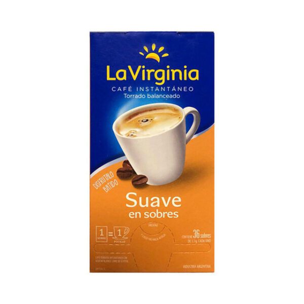 Cafe Instantaneo Suave La Virginia X36 Saquitos