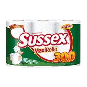 Rollos De Cocina Sussex Maxirollo 300 Paños