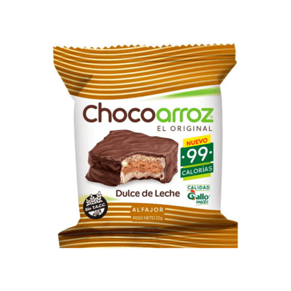 Chocoarroz Original Dulce De Leche 22 Gr