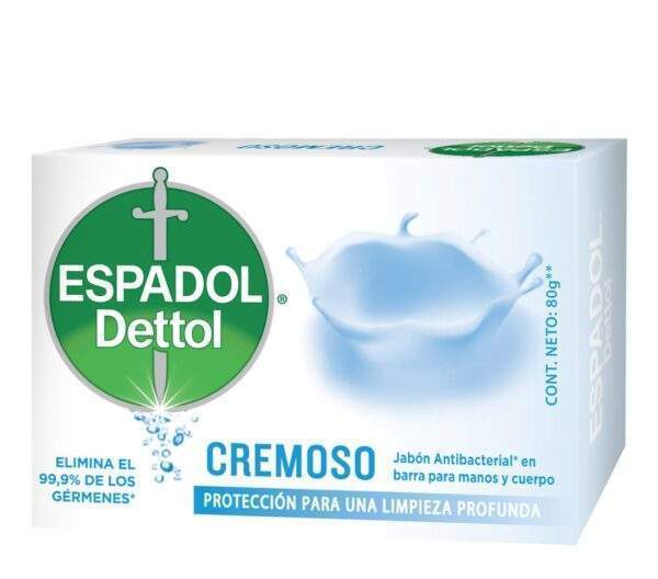 Jabon Espadol Cremoso Antibacterial 80 G