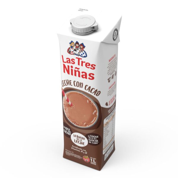 Leche Chocolatada Las Tres Niñas 1 L Sin T.A.C.C